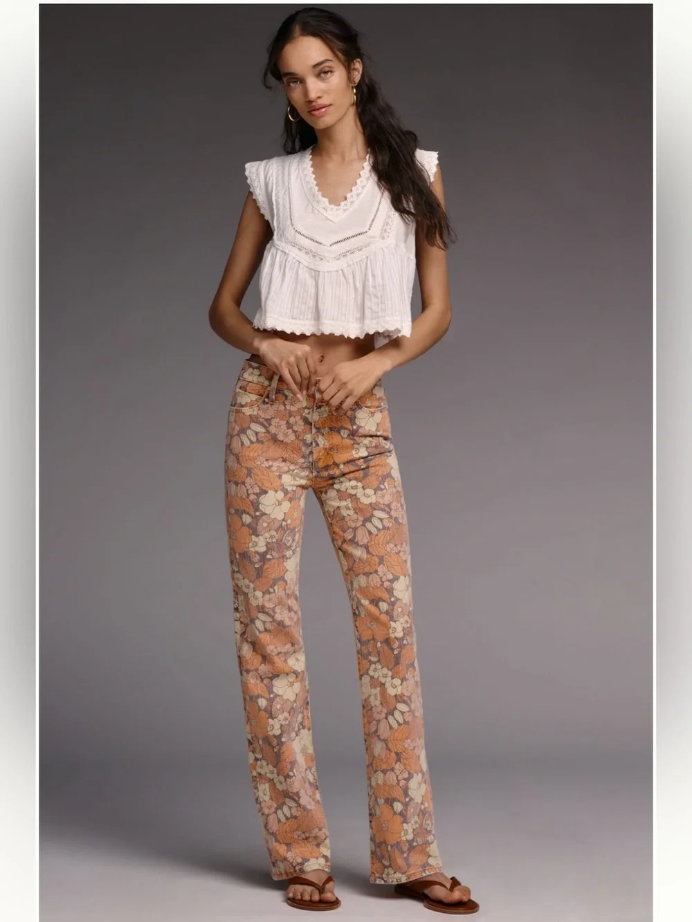 MOTHER Kick It High-Rise Straight Leg Jeans
